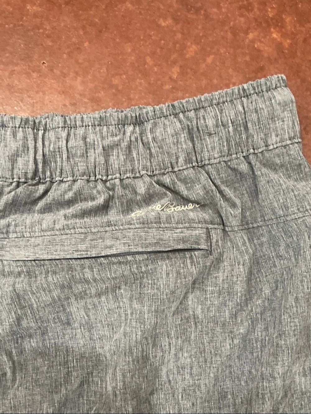 Eddie Bauer Light Heather Blue Swim Trunks